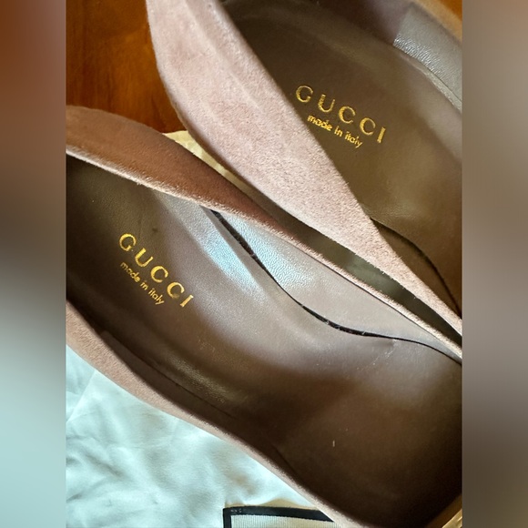 Gucci Kesha Buckle Block Heels - Picture 3 of 7